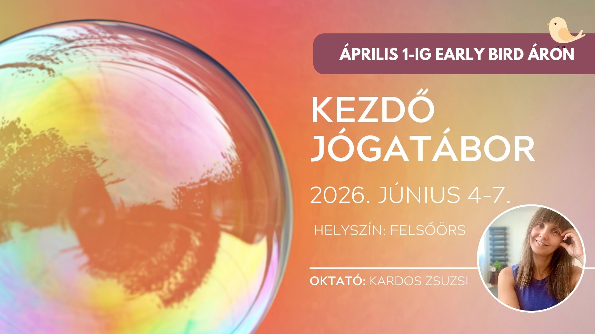 Kezdő jógatábor - 2026. június 4-7.